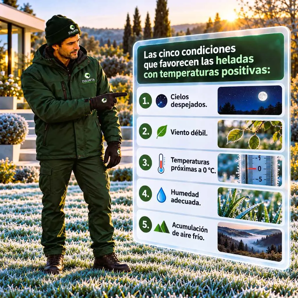 4 condiciones helada amanecer cesped 4 condiciones helada amanecer cesped